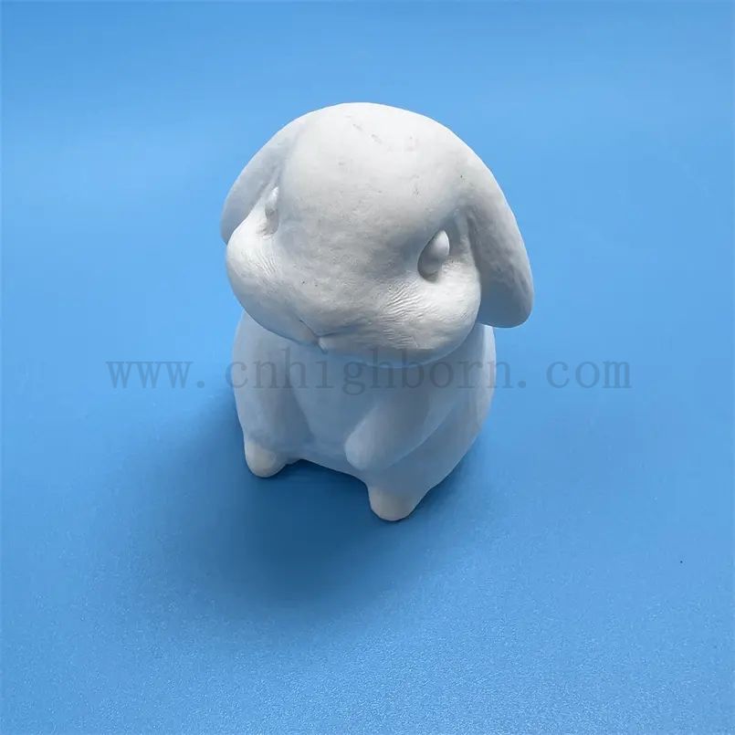 Customized Gypsum Aroma Diffuser 3D Rabbit Shaped Scented Ceramic Stone