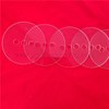 Optical Lens Perforated Transparent UV Silica JGS1 Quartz Disc