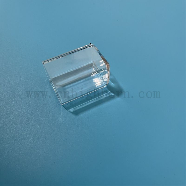 Heat Resistance Customized Transparent Square Quartz Glass Tube 