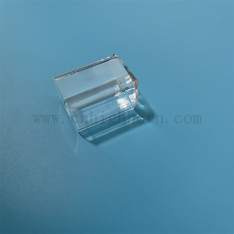 Heat Resistance Customized Transparent Square Quartz Glass Tube 
