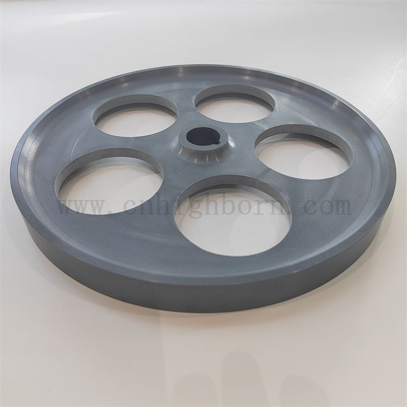 Silicon Nitride Heat Shield Ceramic Disc Si3N4 Ceramic Parts for Hydrogenation Furnace