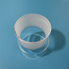 Customized Transparent Shape Quartz Glass Tube with Frosted Mouth