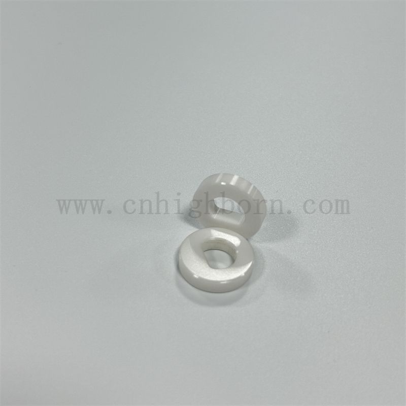 Surface Mirror Polishing Zirconia Ring Insulator White ZrO2 Ceramic Plate