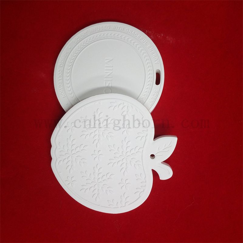 Flameless Diffuser Plate Customized LOGO Wardrobe Essential Oil Volatile Aroma Ceramic Fragrance
