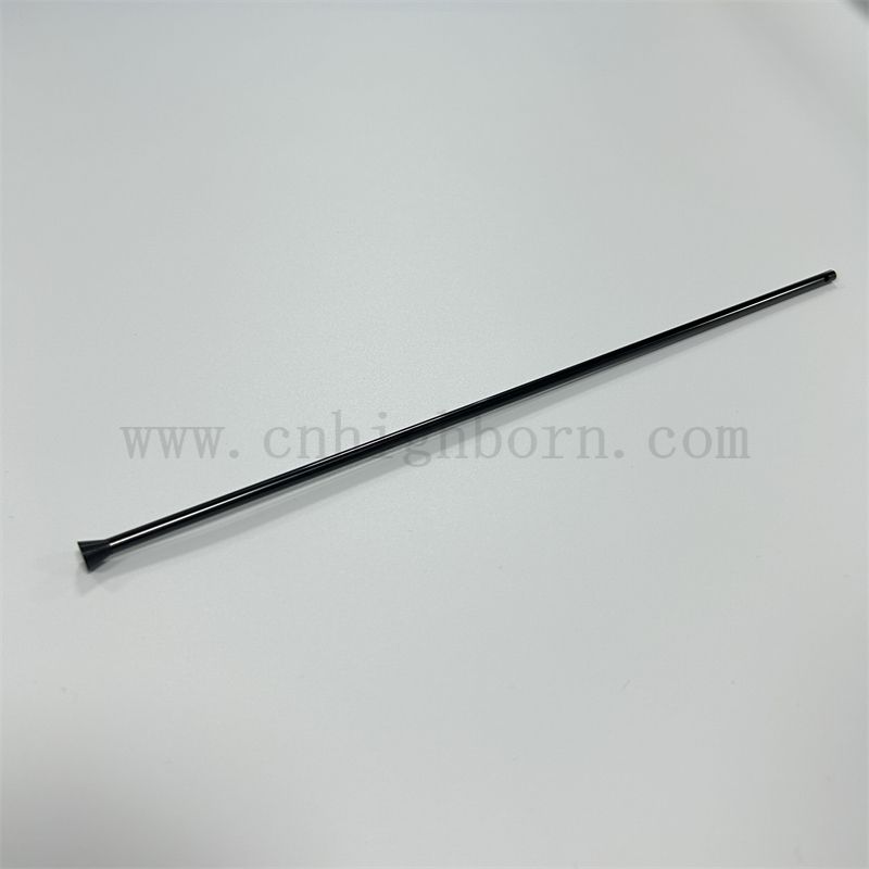 Custom Black Zirconium Oxide Ceramic Bar /rod High Hardness OEM Corrosion Resistant