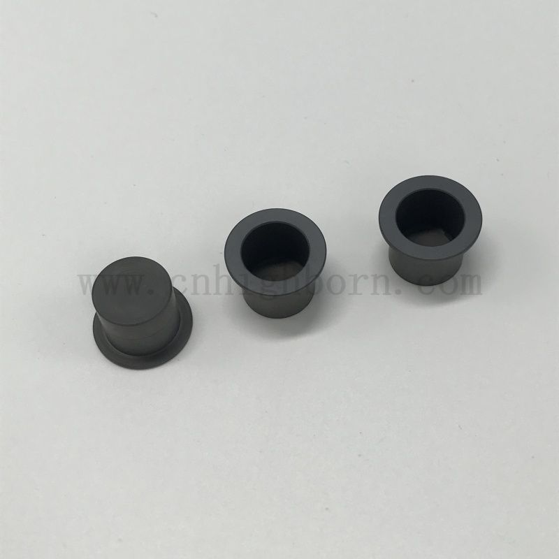 Flanged SIC Ceramic Oil Cup Silicon Carbide Heating Volatile Smelting Container Crucible