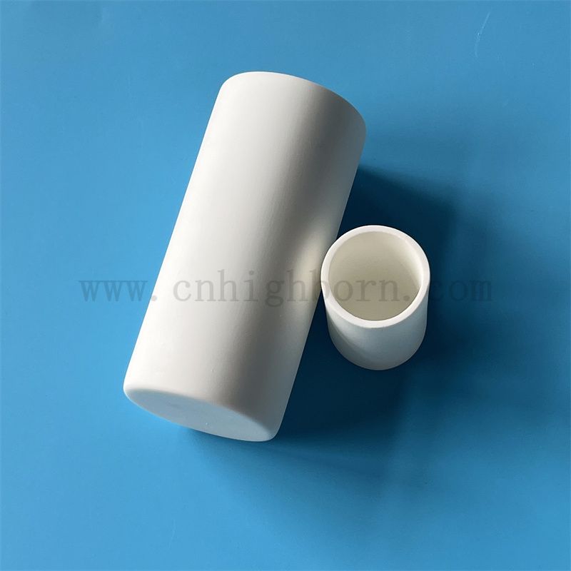 Refractory Magnesium Oxide Crucible Customized Molten Metal MgO Ceramic Boat