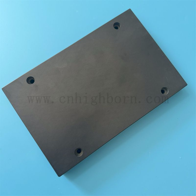 Customized SIC Ceramic Plate Silicon Carbide Board Ceramic Piece with Holes
