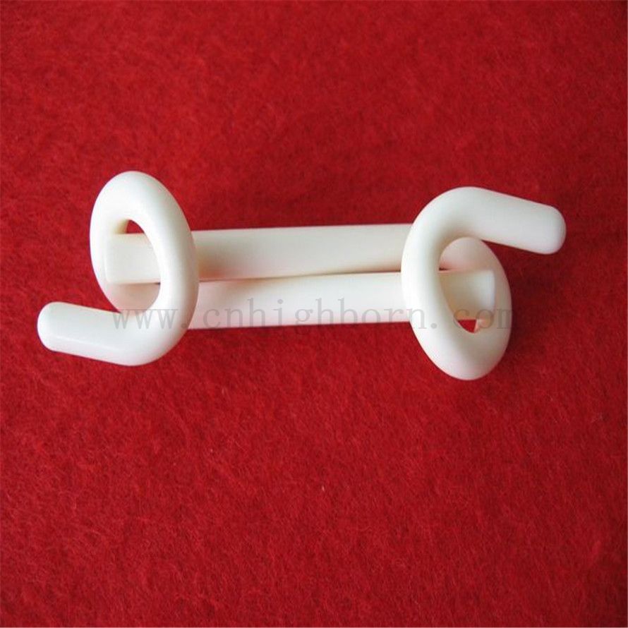 Textile Machine Parts Snail Wire Guide Ceramic Pigtail Guide with Metal