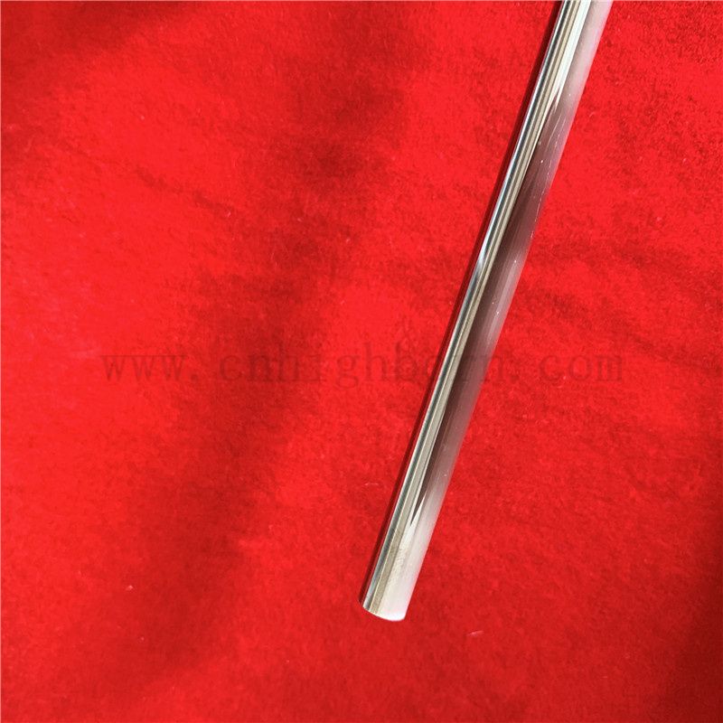 Customized Heat Resistant Quartz Silica Glass Tube with Chromium Coated