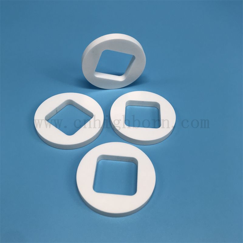 High Strength Zirconia Ceramic Groove Block ZrO2 Part with Holes