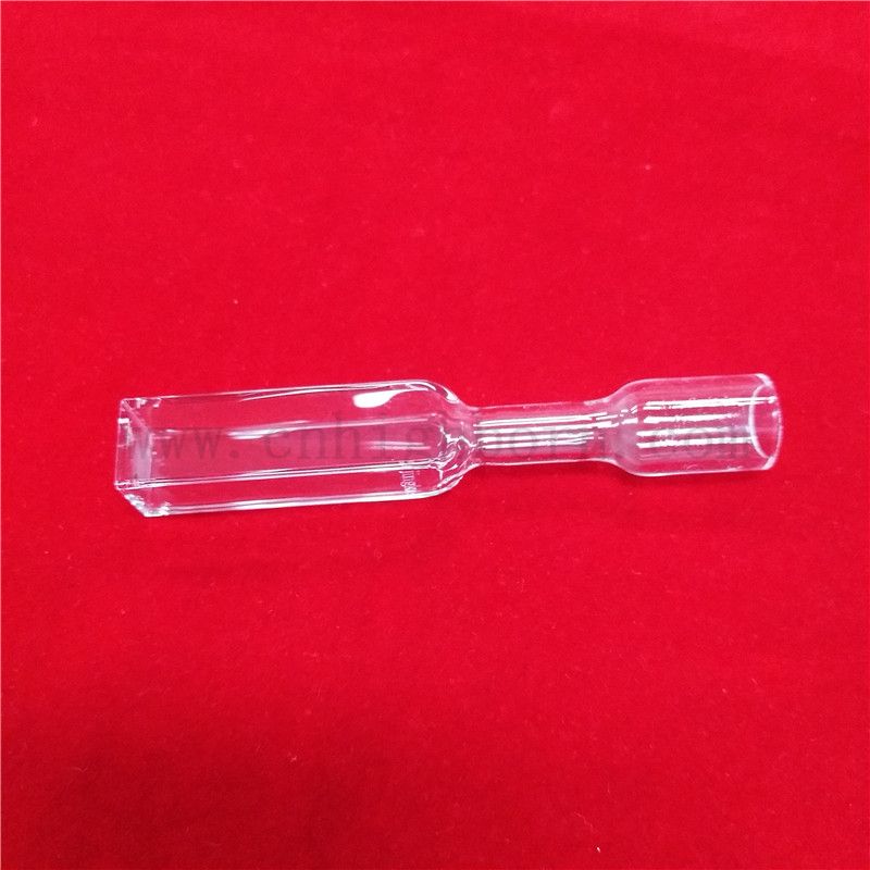 Laboratory Custom Spectrophotometry Clear Quartz Glass Cuvette Precision Optical Glass Cell