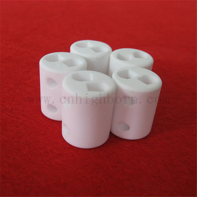 Irregular Alumina Cylinder Customized Al2O3 Ceramic Rod Special-shaped Tube