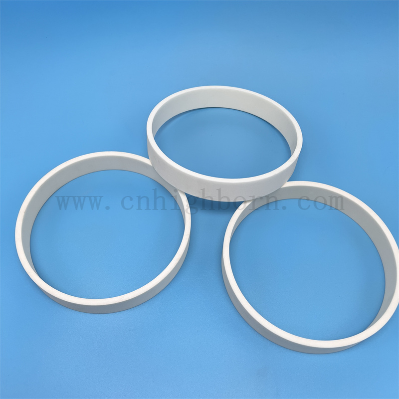 Customized Insulation Alumina Ring Large Diameter Al2O3 Ceramic Loop