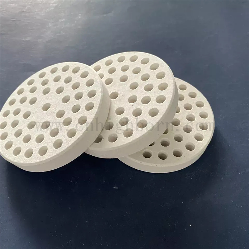 Mullite Cordierite Ceramic Disc Gas Stove Heating Plate