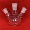 Lab Testing Customized Clear High Borosilicate Glass Three Necks Flask