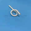 99% Al2O3 Alumina Ceramic Machinery Yarn Guide Parts Textile Ceramic Pigtail Guides