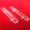 Customized Clear High Temperature Quartz Glass Boat with Legs