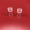 Heat Resistance Customized Clear Quartz Glass Tube with Laser Drilling Holes