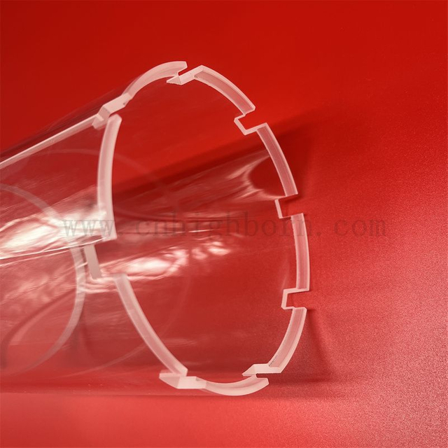 High Quality Customized Shape clear Fused Silica Quartz Glass Tube