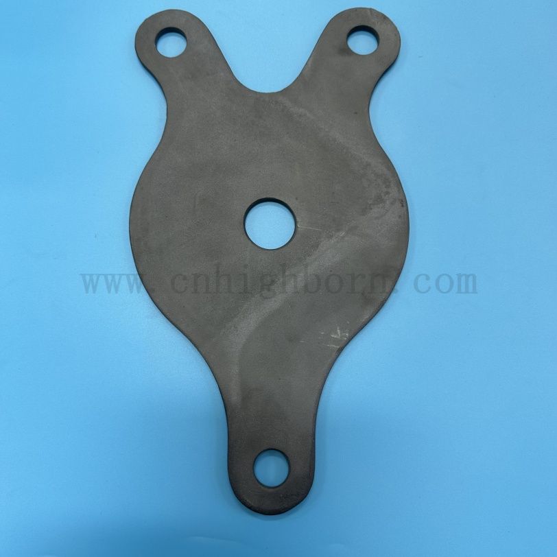 Wear & Thermal Shock Resistant SiC Silicon Carbide Ceramic Fish-shaped Kiln Furniture Setter Plate for Ceramic Plate/Bowl Firing