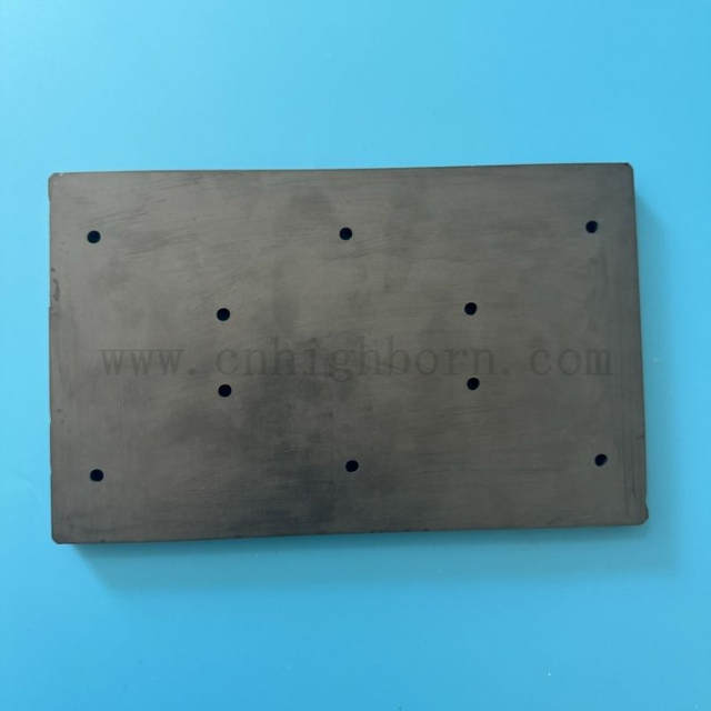 Precision Machining Holes Silicon Carbide Ceramic SiC Plates