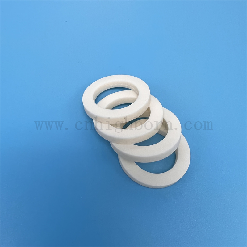 99 Alumina Sealing Ring Insulation Customized Al2O3 Ceramic Hoop