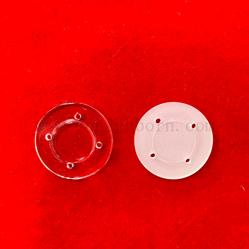 Customized Ultra Violet Quartz Step Plate Observation Mirror Disc