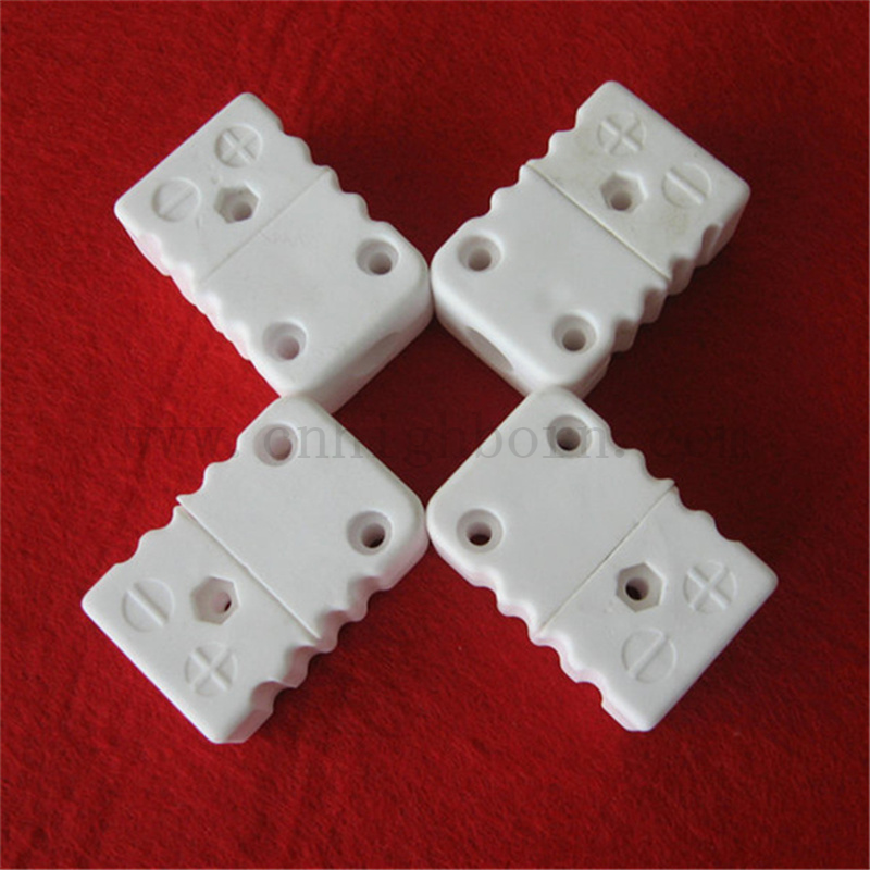 Insulation 95 Alumina Connector Customized Irregular Al2O3 Ceramic Box