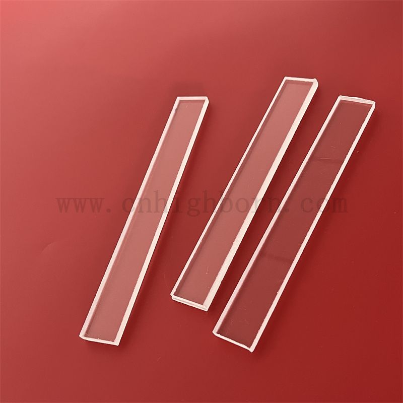 Chemistry Corrosion Resistance Rectangle Transparent Quartz Glass Sheet
