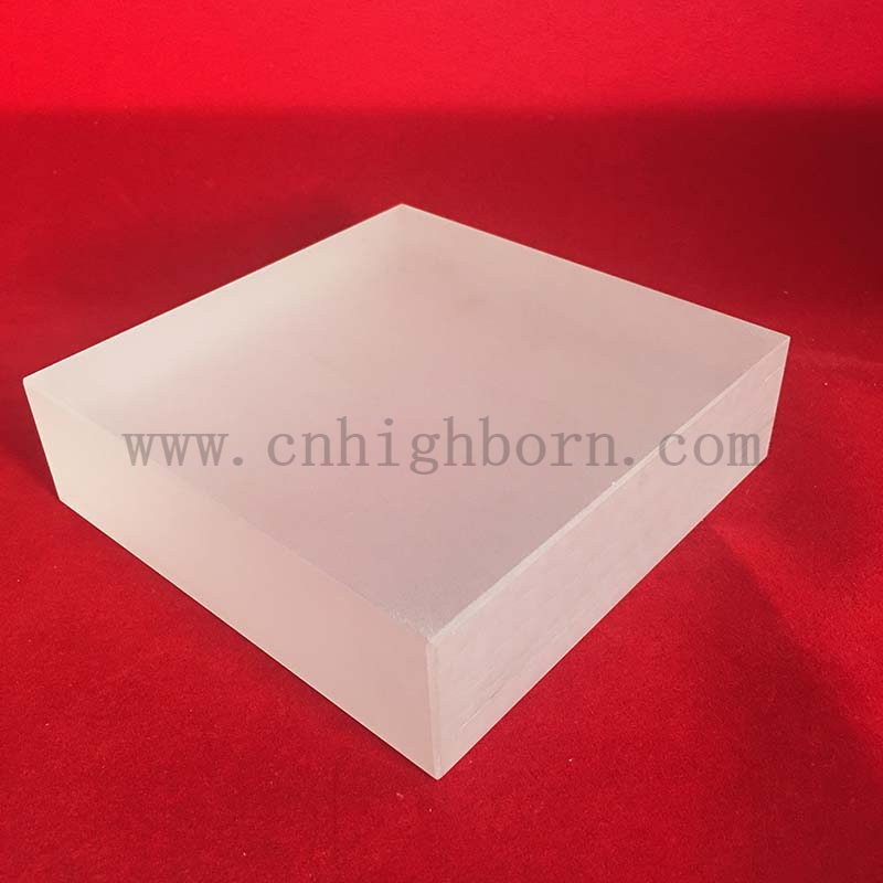 frosted quartz plate