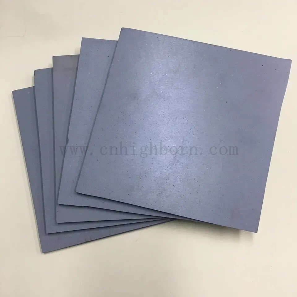 High Temperature Nitride Bonded Silicon Carbide NSIC Ceramic Slab 