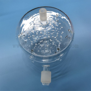 Deep Processed Customized Heat Resistance Transparent Quartz Glass Reactor