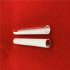 Customied Heat Resistance Half Coated with Ceramic Fused Silica Quartz Glass Tube