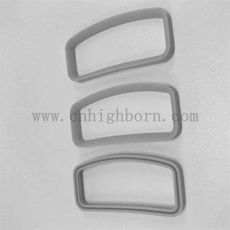Food Grade Soft Silicone Rubber Seals Gray Colored High Temperature Resistant Silicone Ring