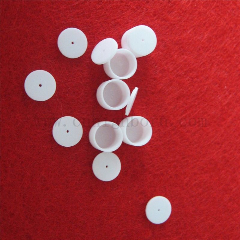 D6.8 x H4mm 99% Al2o3 Ceramic Thermal Analysis Crucible Alumina Heating Pot