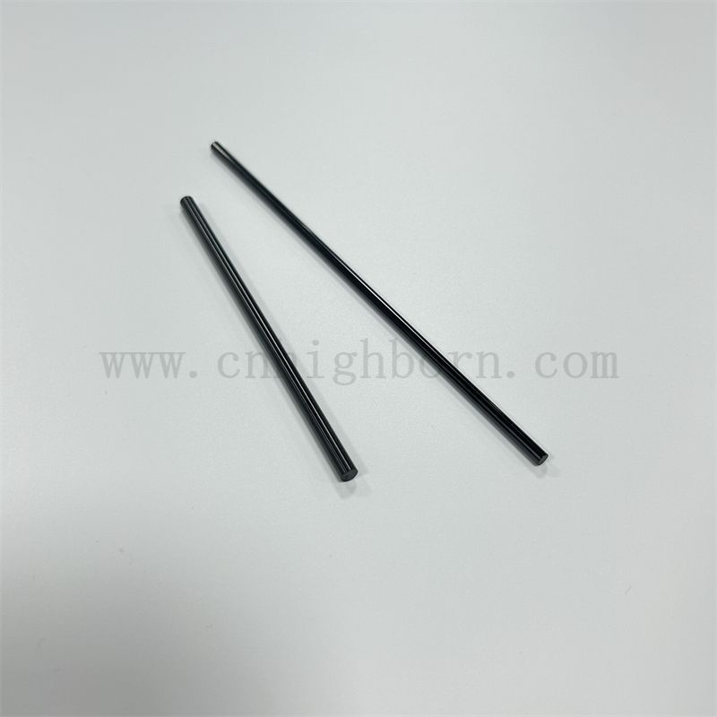 Customized Black Yatta Stabilized Zirconia ZrO2 Ceramic Rod Shaft Bar