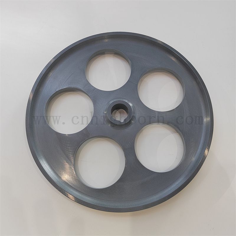 Silicon Nitride Heat Shield Ceramic Disc Si3N4 Ceramic Parts for Hydrogenation Furnace