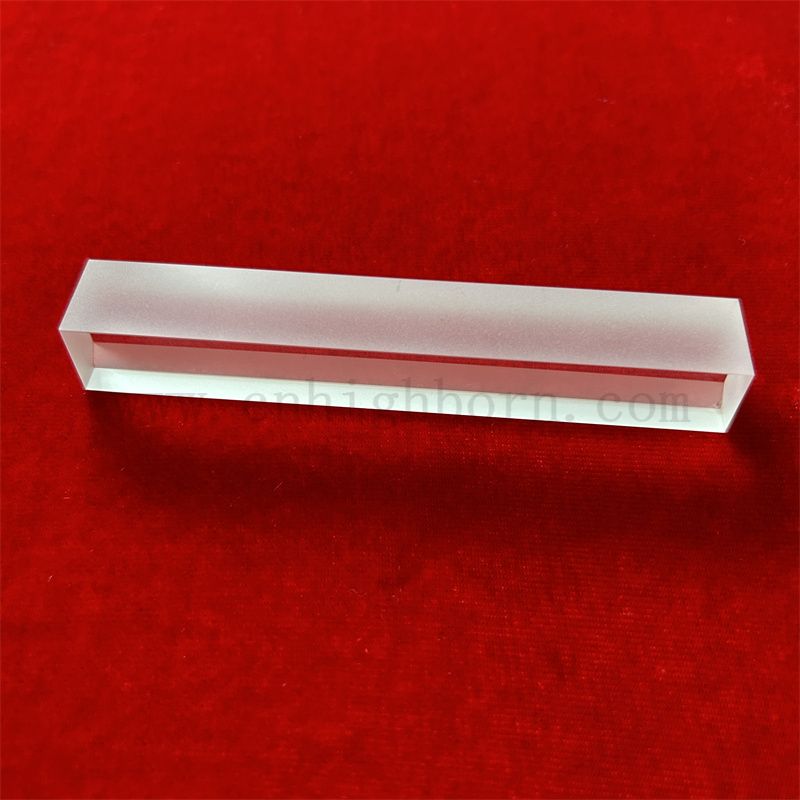 Customized Size And Shape Square Quartz Rod Silica Glass Bar