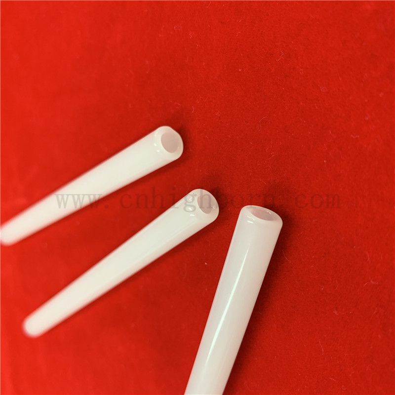 Customized Size Opaque Fused Silica Quartz Glass Tube