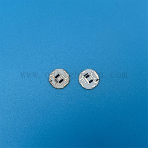 Customized long service life circular shape 96% alumina ceramic substrate thick film circuit PCB