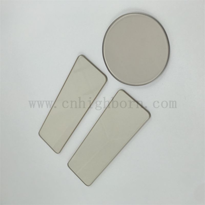 Customized 4mm 5mm 400W White Glass Infrared Heater Ceramic Plate for Induction Cooker