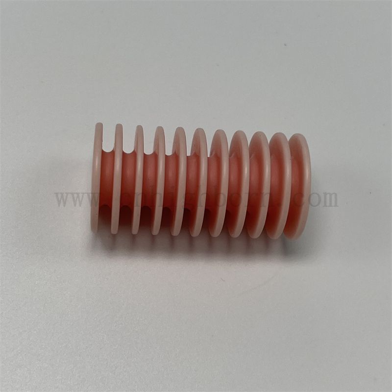 Al2O3 Textile Machinery Accessories Wear Resistant Alumina Ceramic Guide Roller Winding Device