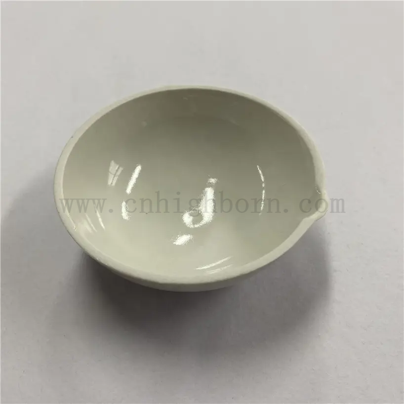 Stock 60mm Laboratory Glazed Porcelain Ceramic Volatile Dish 