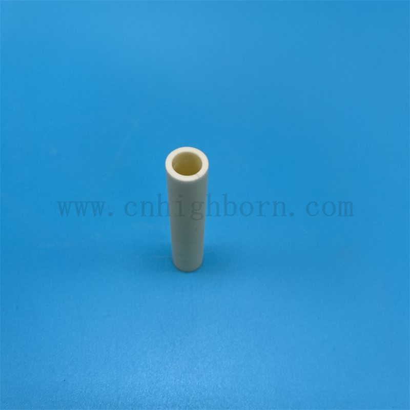 Wear Resistance Al2O3 Alumina Ceramic Yarn Guide Tube Textile Ceramic Pipe