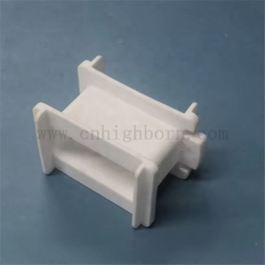 Customized Surface Glazed Steatite Ceramic Part Insulator Porcelain Irregular Block