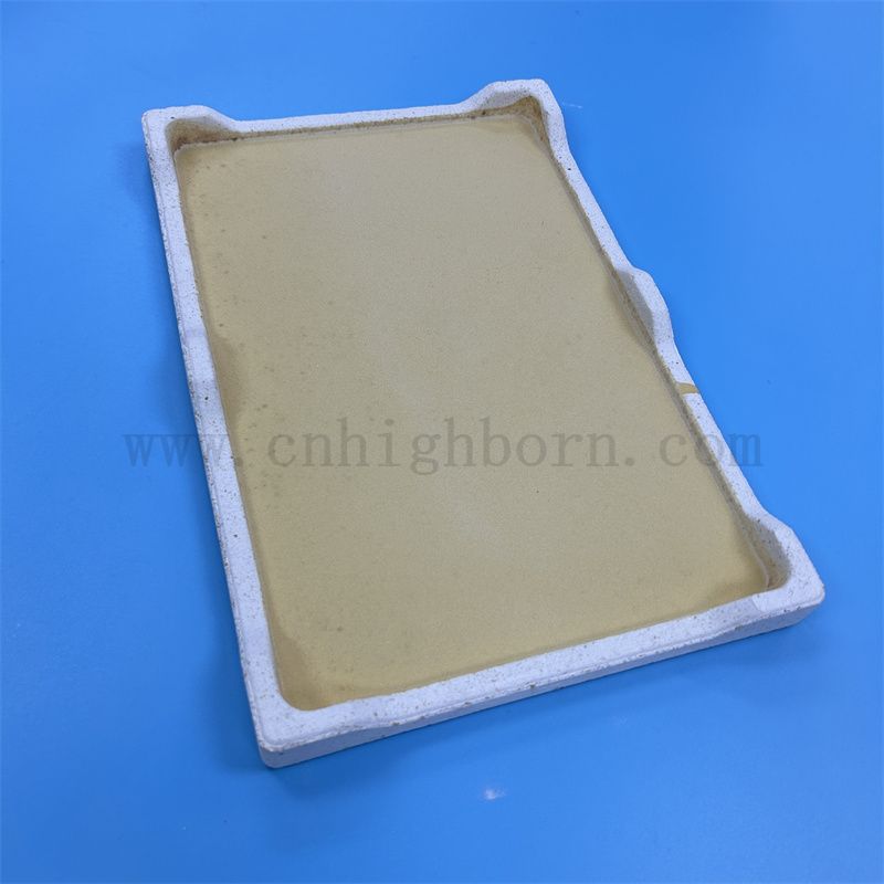 Customized Cordierite Refractory Firing Board Mullite Ceramic Furnace Sagger