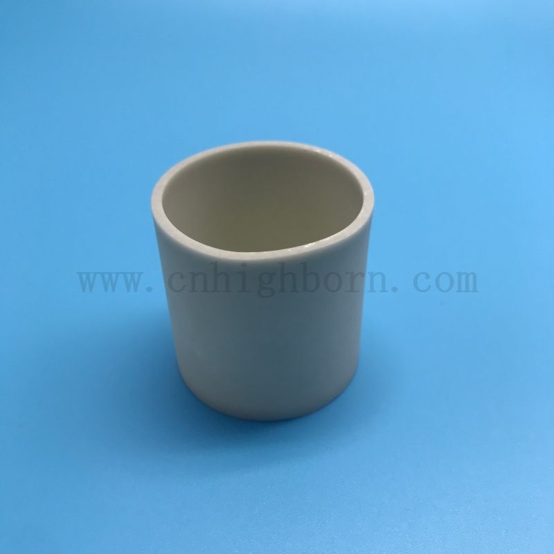 Super High Thermal Conductivity Aluminum Nitride Pot AlN Ceramic Heating Crucibles