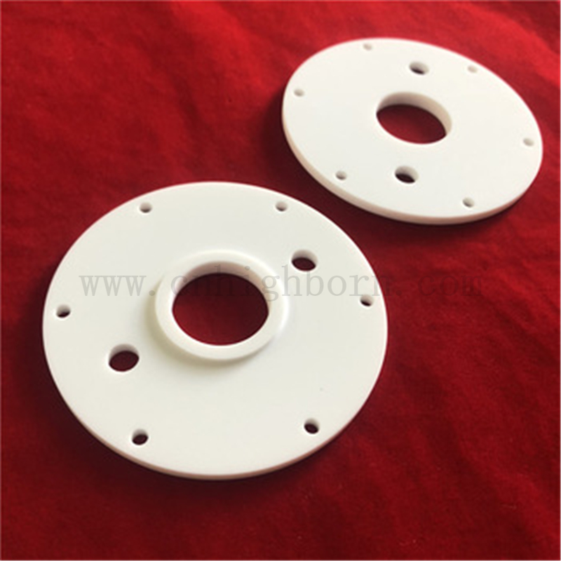 Customized Macor Machinable Glass Ceramic Disc with Laser Cutting