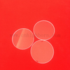 Round Transparent Silica Quartz Glass Disk For Heat Observation Window